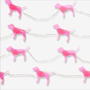 Victoria’s Secret PINK dog shaped string lights